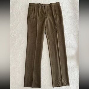 NWT Jos. A. Bank Signature Collection Windsor Mens Tan Wool Pants Size 40 Long